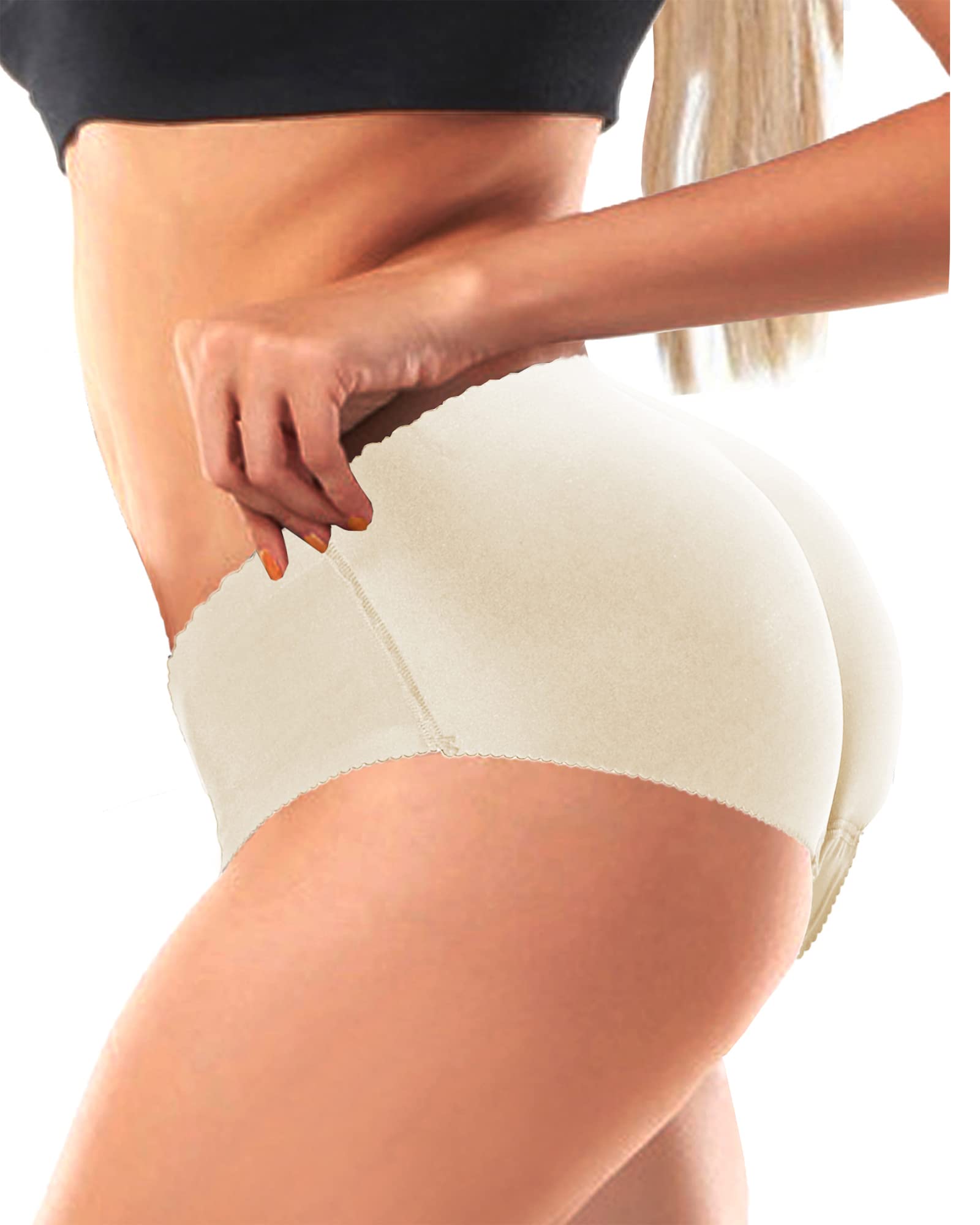 Vendau Women's Butt Enhancing Shaping Underwear Pads